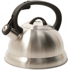 Gibson Mr. Coffee 1.5 Qt Carterton Stainless Steel Whistling Tea Stovetop Kettle GIBS1726
